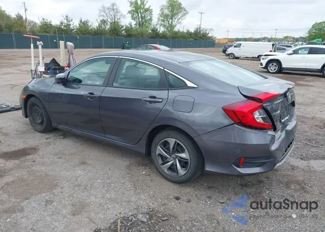 2020 Honda Civic Lx из США, поврежденный, VIN 2HGFC2F62LH506052